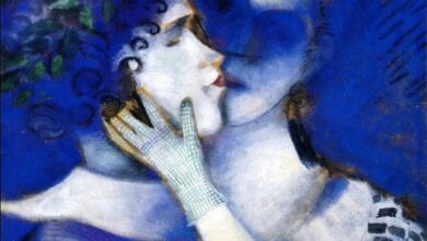 راخيل جرازون - أنا وأنت حمقى طائشون bluelantern marc chagall blue lovers 1338413805 org راخيل جرازون - أنا وأنت حمقى طائشون