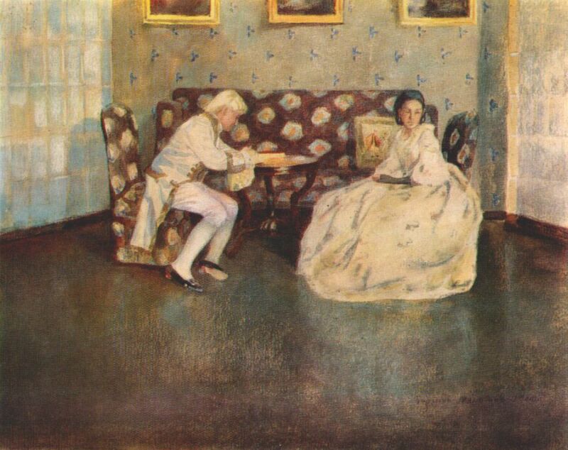 silence indoors 1900 السكون لـ فيكتور بوريسوف موساتوف