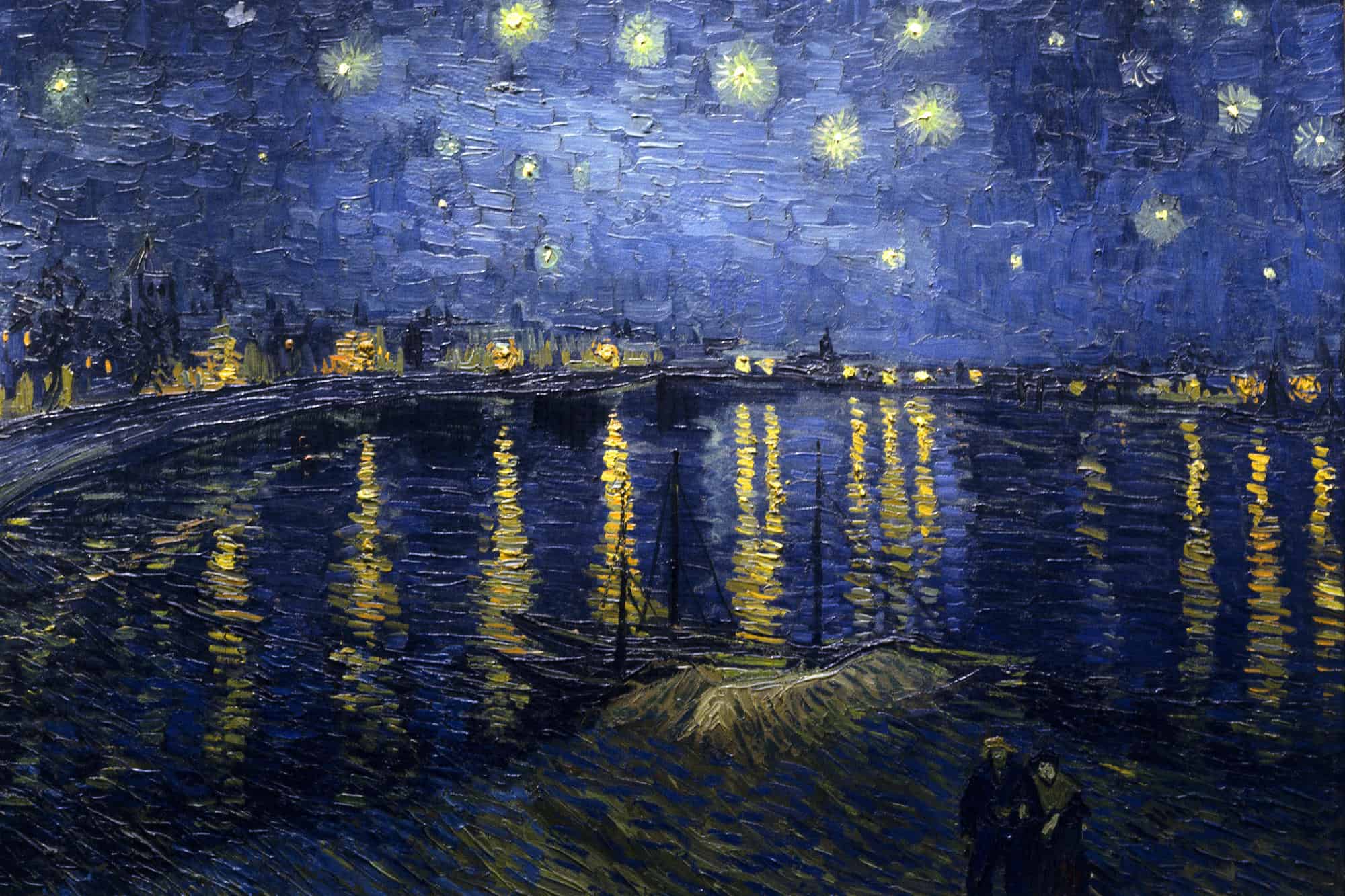 the starry night 1888 2 سوزان ستيوارت - نجوم صفراء وجليد