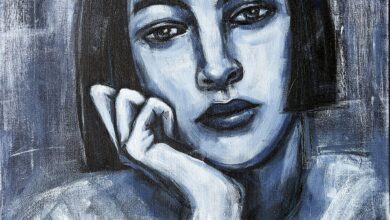روضة الحاج - في موسم المد جزر جديد Art work: Thinking of you by Asiza