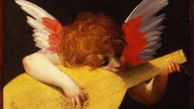غادة مصطفى الشريف - أشياء لم يخبروني بها playing putto musician angel 1518.jpgLarge غادة مصطفى الشريف - أشياء لم يخبروني بها