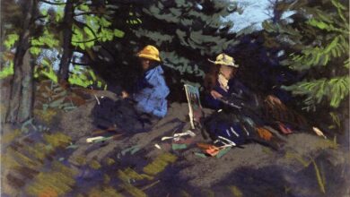 تشارلز بوكوفسكي - نصيحة ودية لكثير من الشباب sketchers in the woods 1918.jpgLarge تشارلز بوكوفسكي - نصيحة ودية لكثير من الشباب