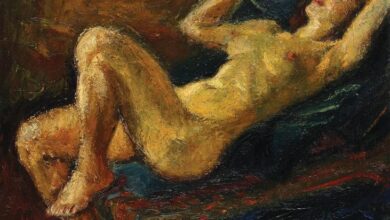 باول تسيلان - أغنية سيدة في الظل Laid Back Nude Iosif Iser
