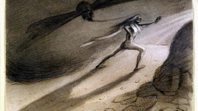 آيلا ميريلوتو - قاطن - ترجمة شروق حمود Man in a Storm Alfred Kubin 1903
