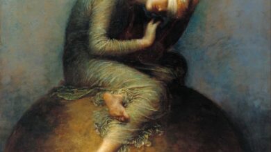رنيم نزار - ملك شرس .. الحب 07c32a67 assistants and george frederic watts hope tate britain رنيم نزار - ملك شرس .. الحب