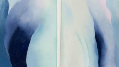 آخين ولات - كُنّا... أنتْ وأنا Art Work by Georgia O'Keeffe