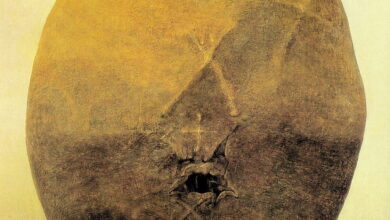 تنحتُ الموتَ بأصابعها - صالحة عبيد حسن Art work by Beksinski kartiny