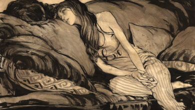 Pen Ink by Dorian Vallejo خدشٌ غائرٌ وملح - علي المازمي