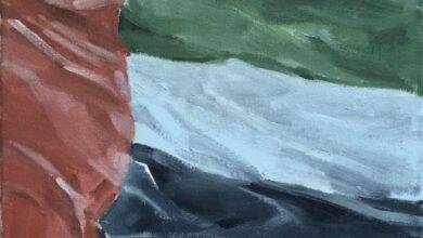 هكذا نختزن حكمة البحر في سواعدنا -  عادل خزام لوحة حسين شريف عيد الاتحاد هكذا نختزن حكمة البحر في سواعدنا -  عادل خزام